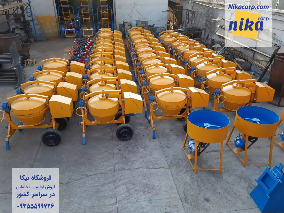 بتونیر برقی انبار شده در کارخانه