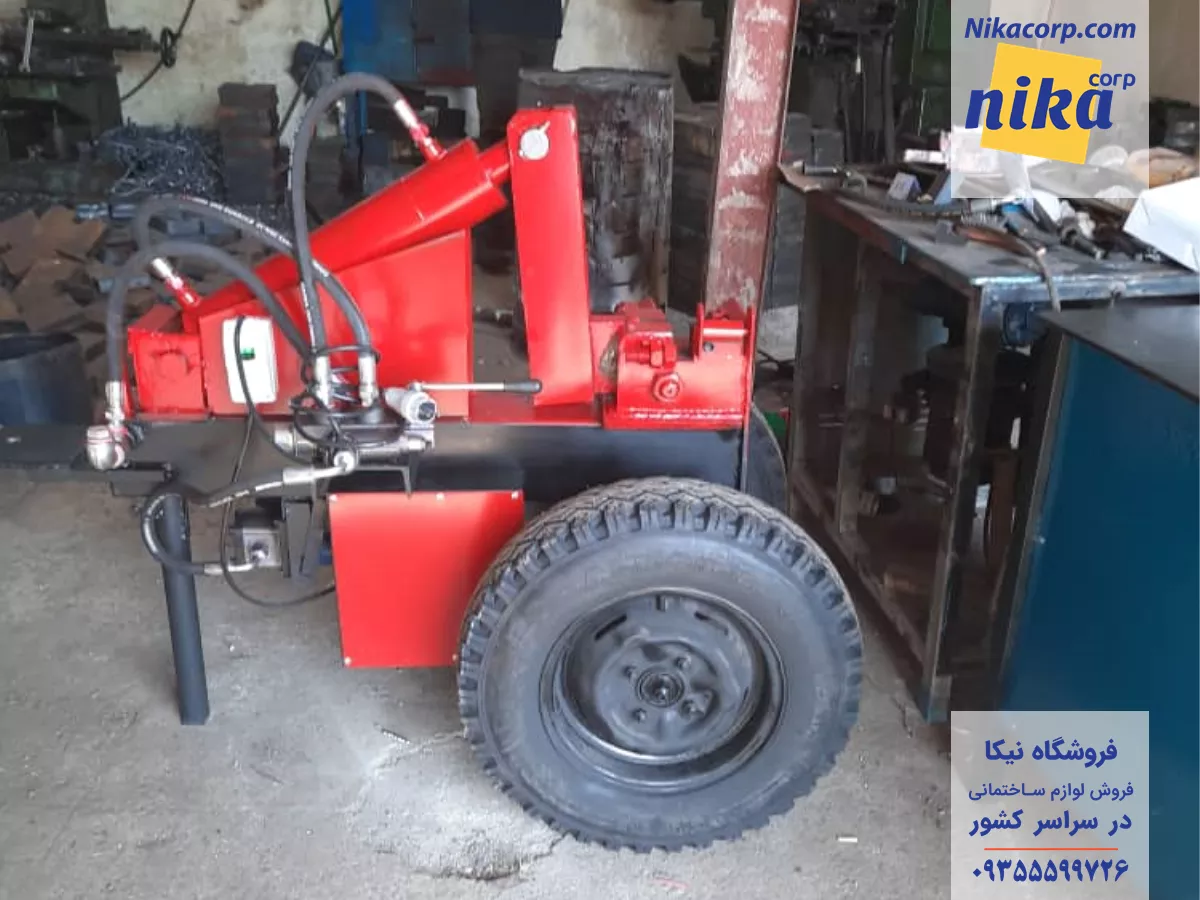 دستگاه میلگرد بر در کارگاه تولیدی