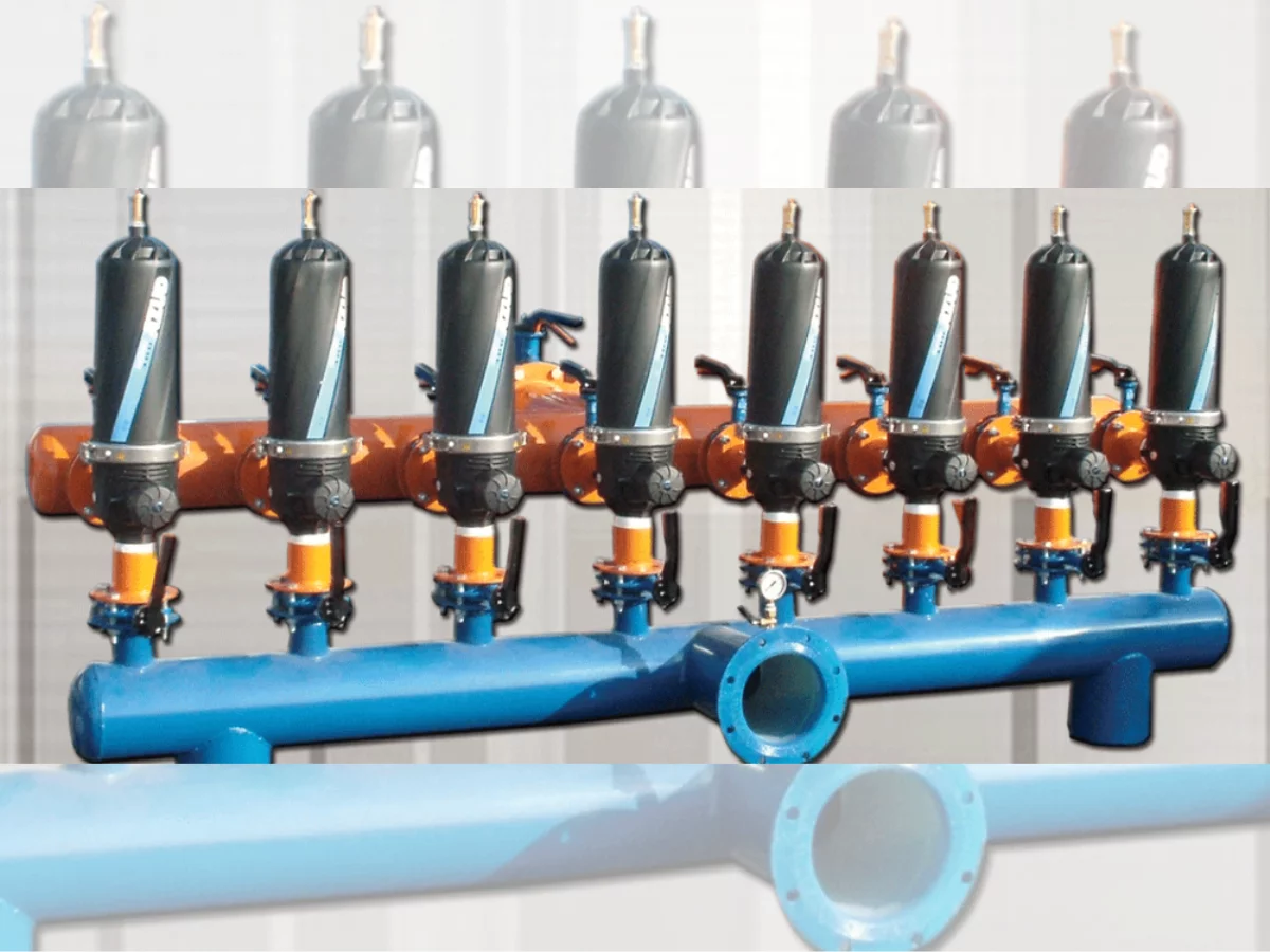 استفاده از فیلتر دیسکی در سیستم آبیاری قطره ای