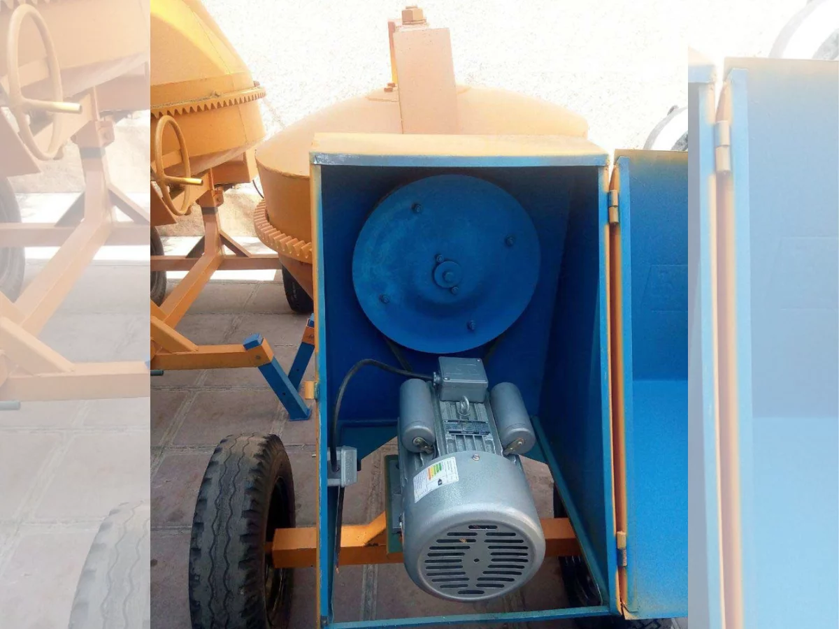 میکسر بتن با موتور 3 اسب تکفاز 1400 دور