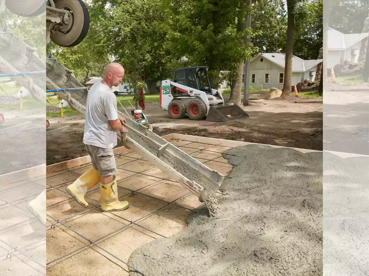 آموزش بتن ریزی با شمشه ماله دستی