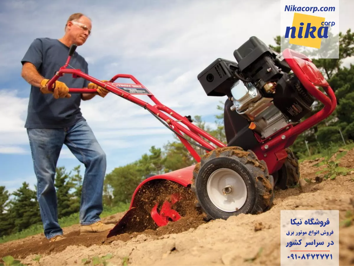 کولتیواتور بنزینی کولتیواتور بنزینی در حال کار بر روی مزرعه